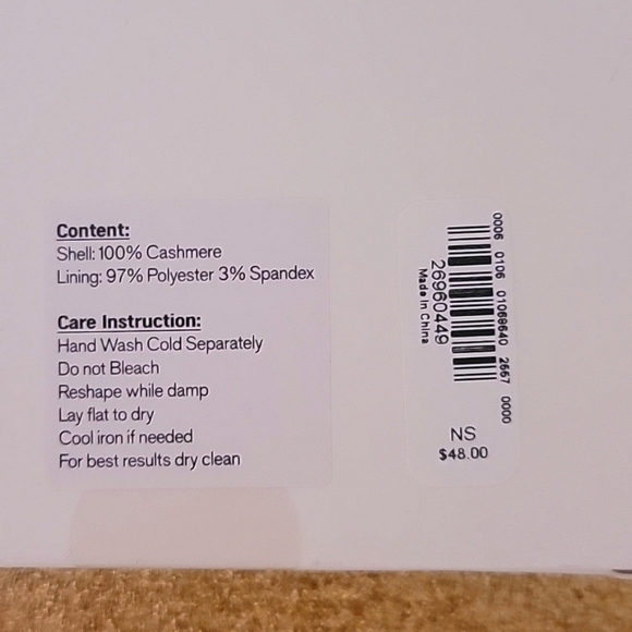 Express Cashmere Sleep Mask Eyemask - Picture 3 of 4